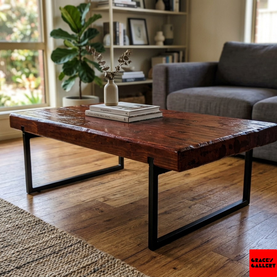 Industrial Reclaimed Timber Coffee Table