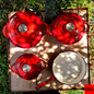 Leopard 7-Piece Enameled Cast Iron Cookware Set