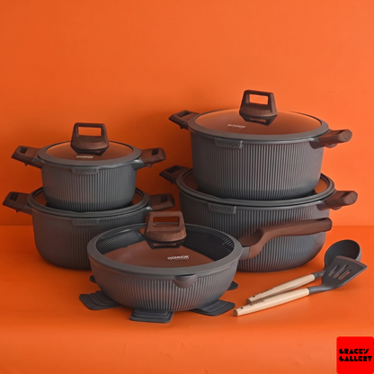 Donnor: Aero 15pc Cookware Set