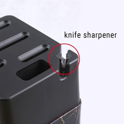 7pc Knife Block + Sharpener