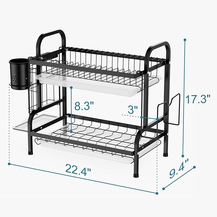 2 Tier Dish Drainer