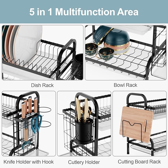 2 Tier Dish Drainer