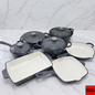 Leopard 11-Piece Enameled Cast Iron Cookware Set