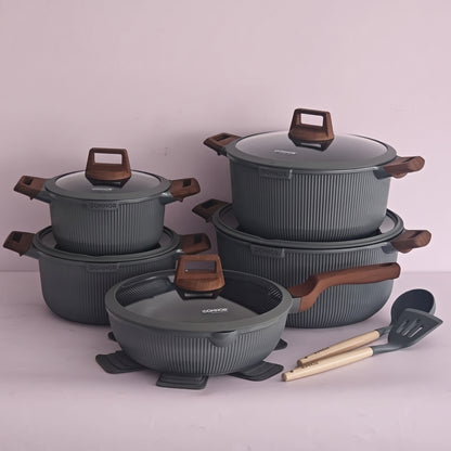 Donnor: Aero 15pc Cookware Set