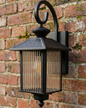 12012/1 Textured Black Wall Lantern