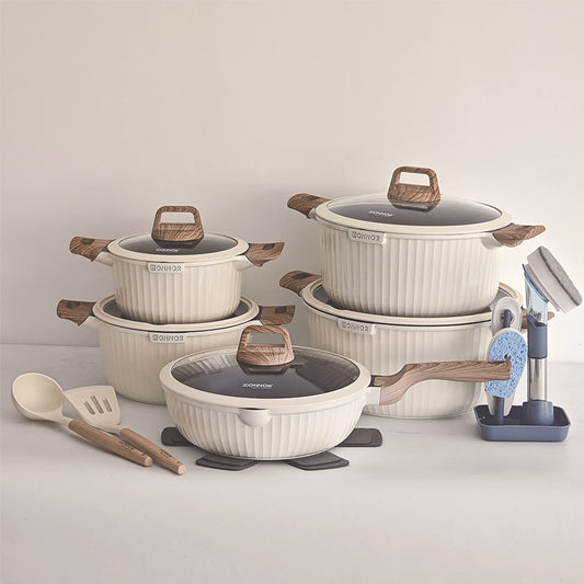 Donnor: Aura 15pc Cookware