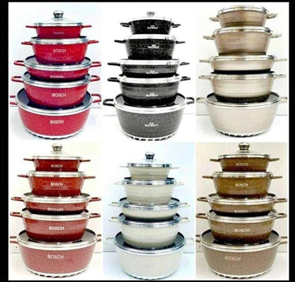 Bosch 10pc Granite Cookware