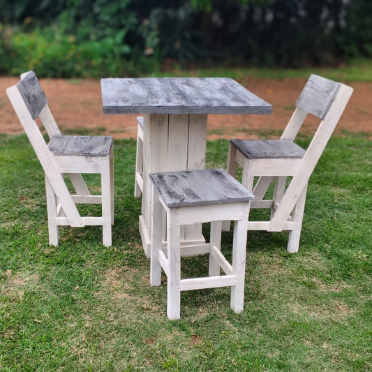 Rustic Solid Pinewood Dining Set [Pre-order]