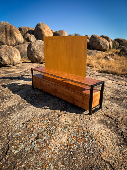 Industrial Pine Wood Media Console [Pre-order]