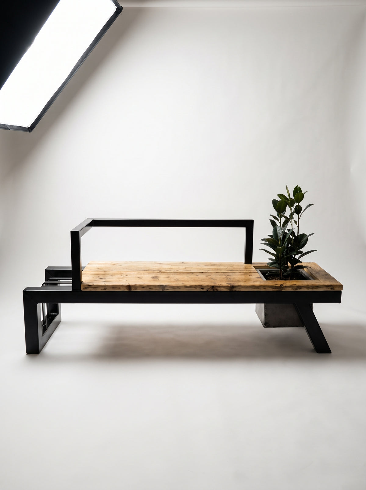 Modern Entryway Planter Bench [Pre-order]