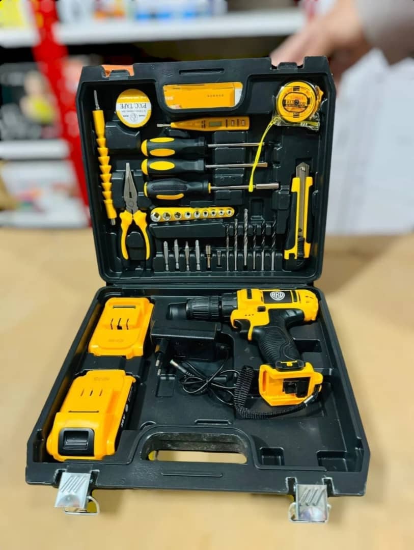 24V Cordless Drill & Hand Tool Set
