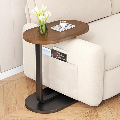 C-Shaped Sofa Side Table | Laptop & Snack Table