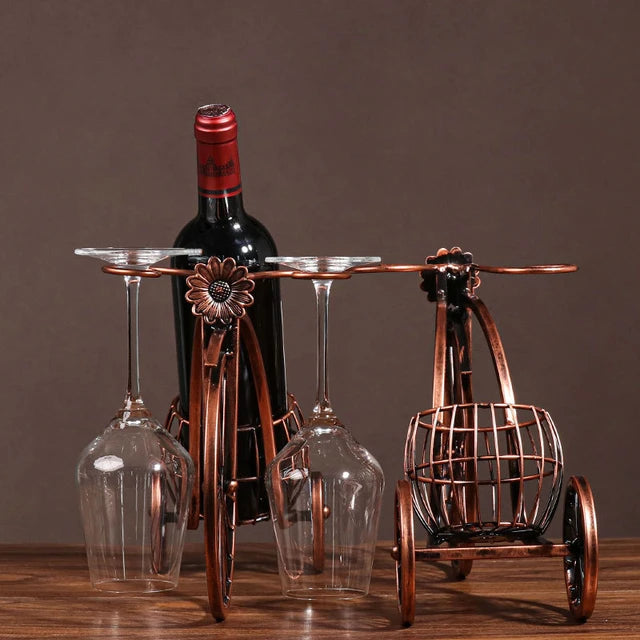 Vintage Tricycle Wine Rack