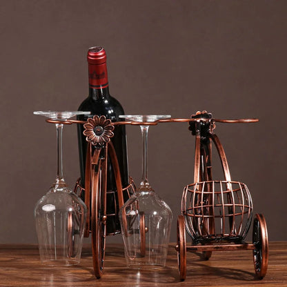Vintage Tricycle Wine Rack