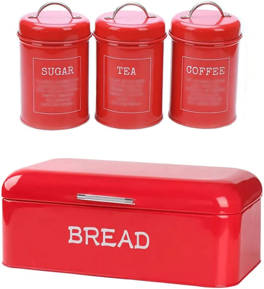 Retro Bread Bin & Canister Set