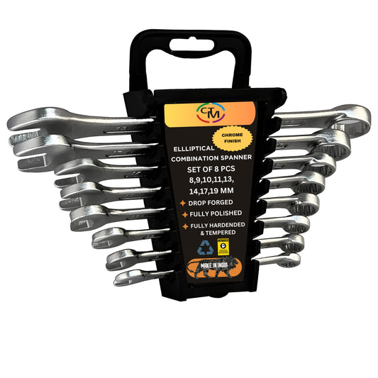 8 Piece Elliptical Spanner Set
