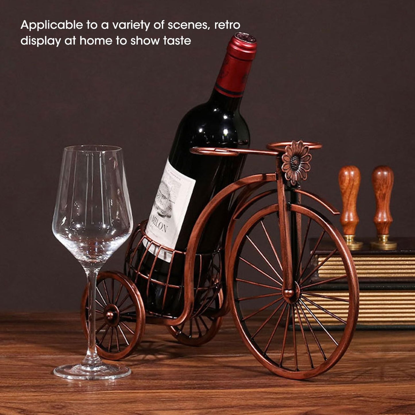 Vintage Tricycle Wine Rack