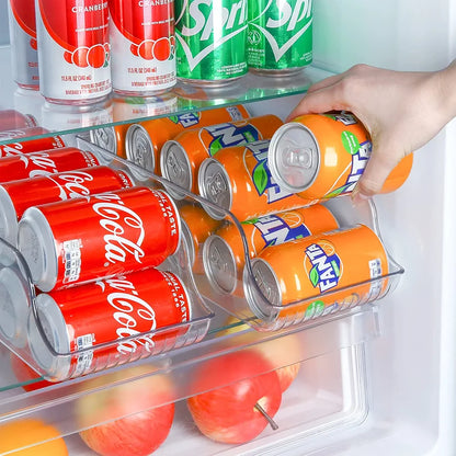 Rolling can dispenser