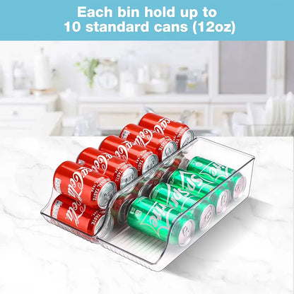Rolling can dispenser